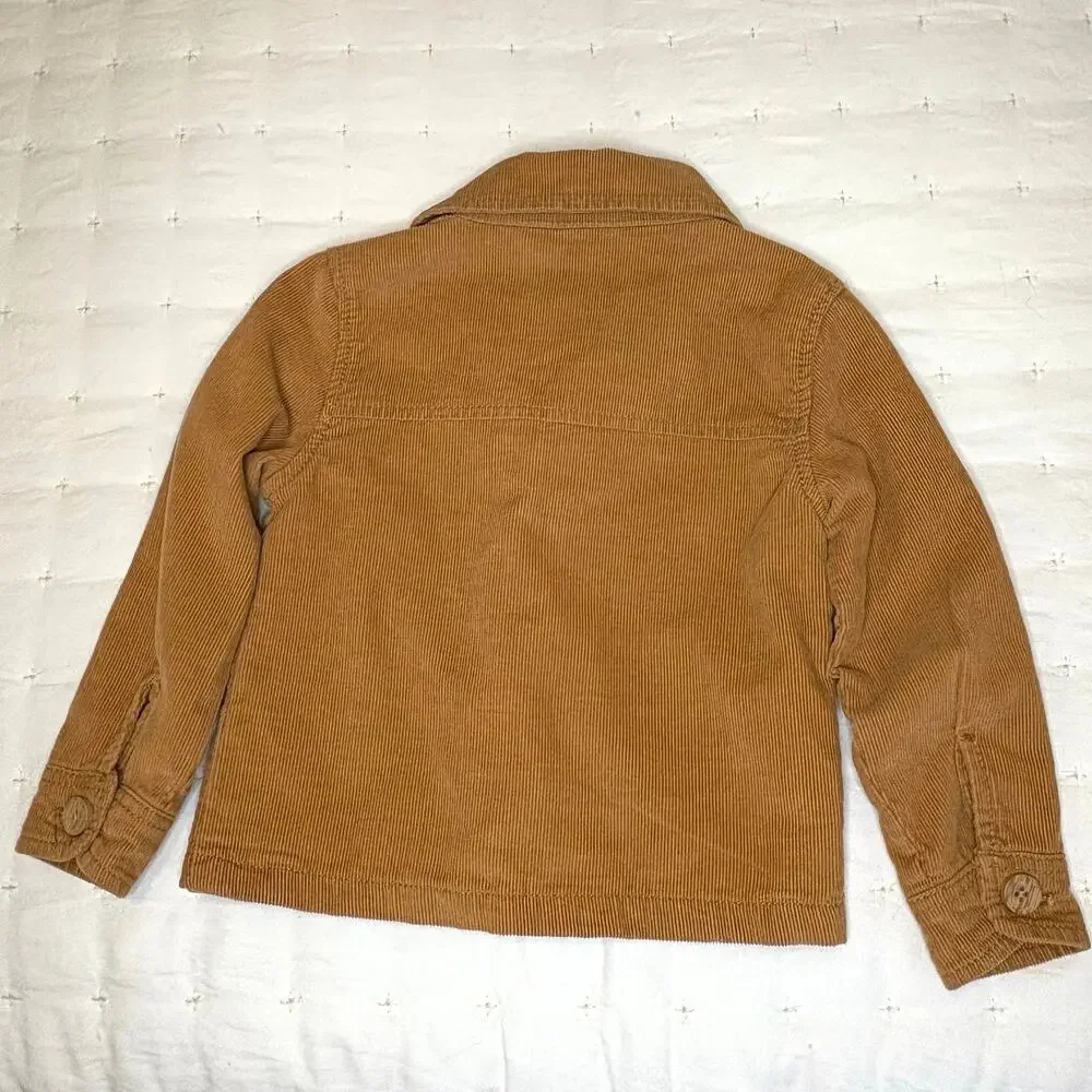 OshKosh B’gosh Corduroy Jacket Boys 2T | Camel Shirt Shacket Lined